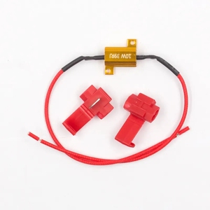 FSYLX 10W 25W 50 W 6ohm kabel Resistor beban LED dekoder H1 H7 H11 1156 HID/lampu LED Harness 50 Watt nilai Daya
