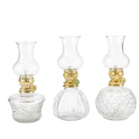 Petite lampe à pétrole vintage en jade faite à la main, forme géométrique, luminaire d'ambiance pour le camping, ornement de nuit pour salon et chambre