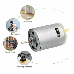 Động cơ <span class=keywords><strong>DC</strong></span> mini chổi than 12V, mô-men xoắn cao 7600 vòng/phút, dùng cho ứng dụng ô tô và xe đạp điện - Product Image 2