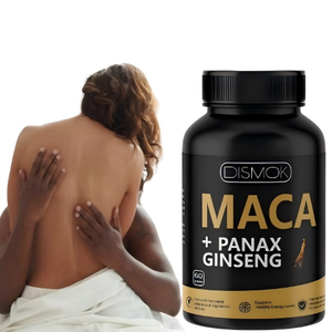 OEM Hochwertige Dismok Maca-Wurzel Ginseng-Extrakt 60 Kapseln Maca-Pillen für Erwachsene zur Energiesteigerung und Hormonbalance - Product Image 1