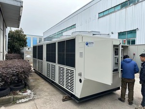 อุปกรณ์ทำความเย็นประสิทธิภาพสูง 30HP~100HP หรือ 100RT เครื่องทำความเย็นน้ำ/อากาศแบบอุตสาหกรรมสำหรับระบบทำความเย็นแบบระบายความร้อนด้วยอากาศ - Product Image 2