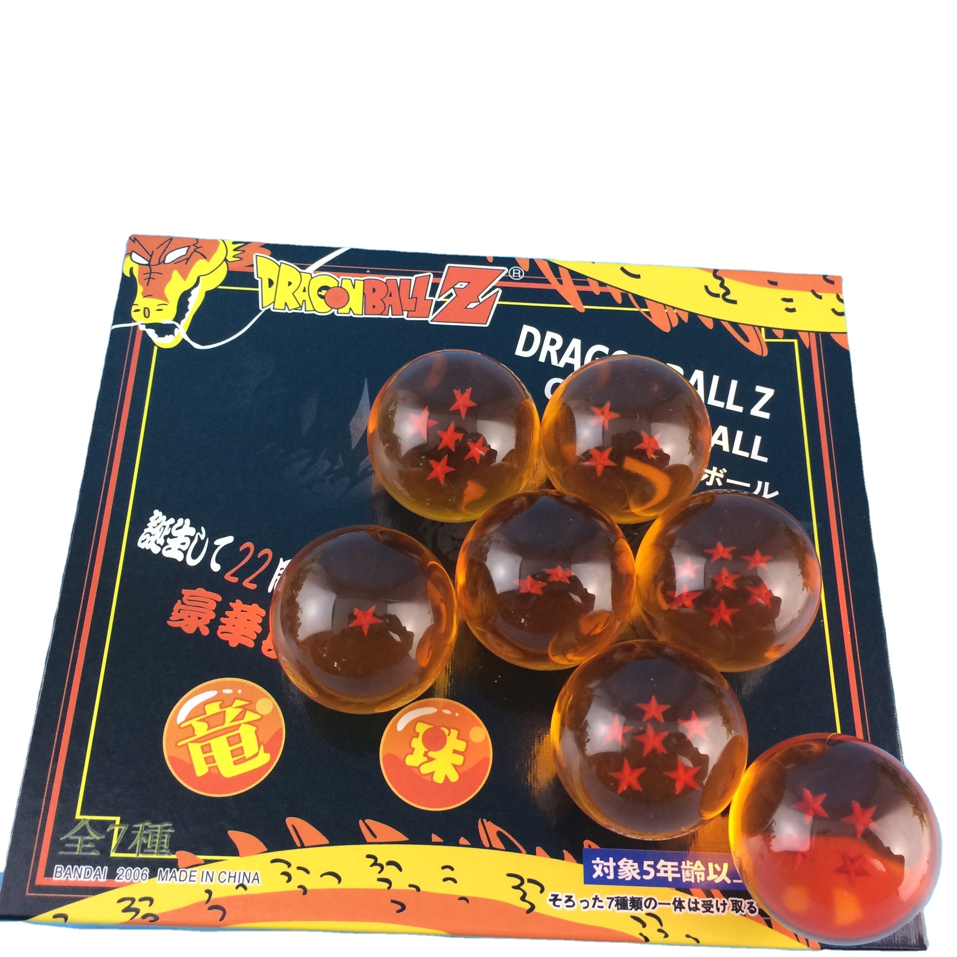 Экшн-фигурки «Драконий жемчуг» 7 шт./компл. 1:1, хрустальный шар (4,2), игрушки, Summon Shenron, коллекционные модели желаний, подарок