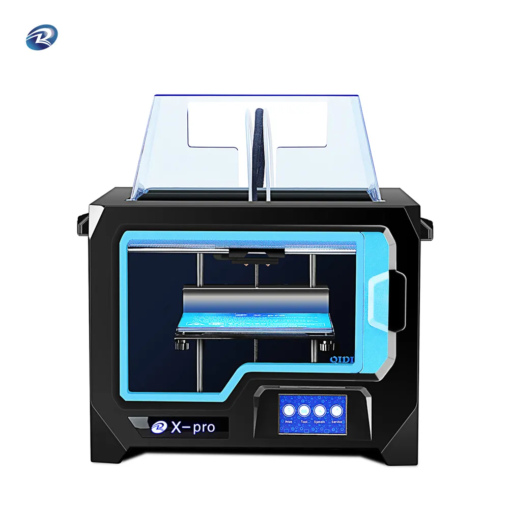 QIDI TECH 3D Stampante, X-Pro con Doppio Estrusore, Doppio Colore di Stampa con ABS,PLA,TPU