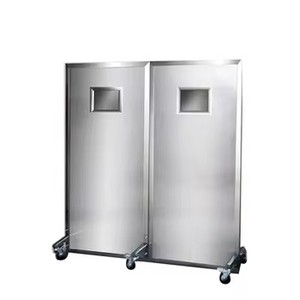 Panel de Protección Radiológica Móvil con Ruedas para Radiología Intervencionista, Barrera de Plomo para Rayos X Junto a la Cama - Product Image 4