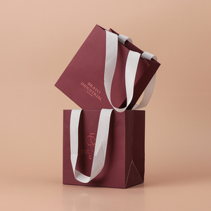 Bravo Packaging Direct Factory, Servicio Integral, Juego de Cajas de Regalo Cuadradas de Papel de Lujo Color Borgoña, OEM ODM, Juego de Regalo al por Mayor - Product Image 1