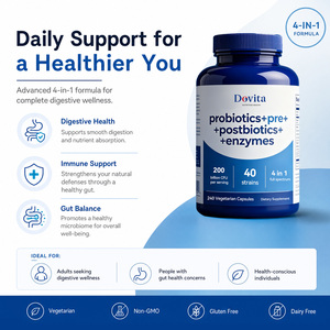 Cápsulas de Probióticos OEM Lactobacillus Bifidobacterium 50 Mil Millones de UFC para la Salud Intestinal de la Mujer, Sin GMO, Veganas, Venta al Por Mayor, B2B - Product Image 2