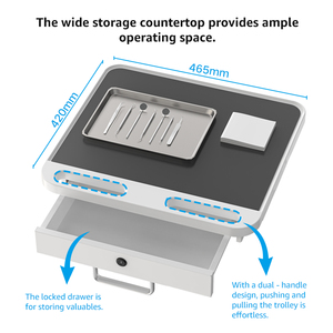 Carrello di Qualità Originale per Scanner Orale, Trolley per Endodonzia Dentale, Tavolo Mobile per Uso Dentale - Product Image 3