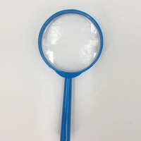 High Quality Wufna Brand GS Certified 60mm Plastic Colorful Toy Magnifier Light 1 Year Warranty Customized Logo Wholesale Hot