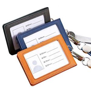 Porta Tarjetas de Visita, Porta Credenciales de Trabajo, de Cuero PU, con Logotipo Personalizado, Estilo Moderno, 3 Tamaños, con Cordón, Porta Identificación - Product Image 5