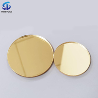 Plaque acrylique miroir dorée TONGYUAN, inserts d'emballage personnalisables, service de découpe écologique