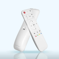 Control Remoto Infrarrojo KEYUAN TY-20A, Diseño Anti-Golpes, Batería AAA, 4 Botones, Alcance de 20m, Material ABS, Uso Universal para TV