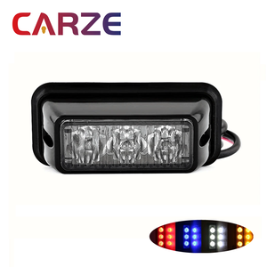 Sáng 3 LED xe Strobe ánh sáng không thấm nước IP67 LED khẩn cấp đèn hiệu Đèn pin cảnh báo thận trọng đèn 12 khác nhau chế độ nhấp nháy - Product Image 1
