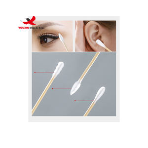 FENGFLY Lot de 500 cotons-tiges biologiques purs à double tête et double embout, blancs, en boîte personnalisée, prix bas, vente chaude - Product Image 4