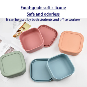 Heavy Duty Silicone Freezer <strong>Storage</strong> Containers with Lids Thick Wall for Long Term Food <strong>Storage</strong> - Product Image 4