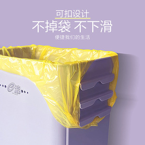 eClean 10L <b>Wall</b>-<b>Mounted</b> Trash Can Rectangular Hanging Indoor Waste <b>Bin</b> for Home Bathroom Kitchen Bedroom - Product Image 3