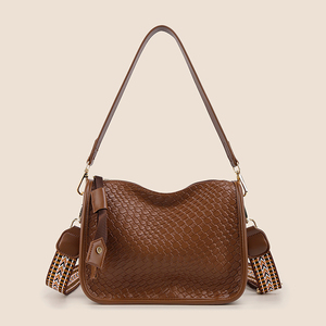 Sac <span class=keywords><strong>à</strong></span> bandoulière en cuir PU pour femme, grande capacité, avec fermeture éclair et sangle détachable – Nouveauté, article phare des soldes de Noël et du <span class=keywords><strong>Black</strong></span> <span class=keywords><strong>Friday</strong></span> - Product Image 1