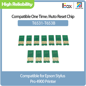 Colortime T6531-T653B tương thích một thời gian <span class=keywords><strong>chip</strong></span> cho <span class=keywords><strong>Epson</strong></span> Stylus Pro <span class=keywords><strong>4900</strong></span> Hộp mực máy in tự động thiết lập lại <span class=keywords><strong>chip</strong></span> - Product Image 2