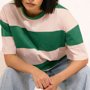 Made in Pakistan New Trendy Design Women Oversized <b>T</b> shirts Customized Breathable Oversize Women's <b>T</b>-Shirt For Summer Wear - Product Image 2