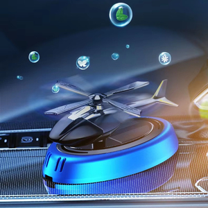 Diffuseur d'air solaire rotatif pour voiture, vente chaude, aromathérapie, accessoire intérieur de voiture, design hélice pour parfum et odeur - Product Image 1