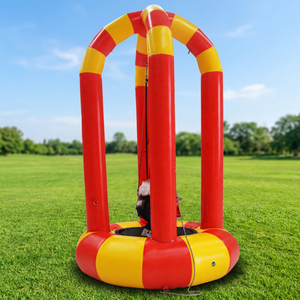 Plataforma inflable comercial WINSUN para saltos de bungee, juego para niños, certificado CE, PVC impermeable, para parques infantiles y carnavales al aire libre. - Product Image 1