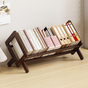<b>Desktop</b> Wooden Bookshelf For Kids Student Simple Storage <b>Shelf</b> For Desk Bedside Windowsill Living Room Bedroom - Product Image 2