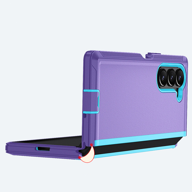 Fold protector phone case for Samsung galaxy Z fold 3 4 5 6 7 defender cases,shockproof rugged armor case for Samsung Z fold 6 7