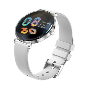 Karen M 7.9mm ultrasottile KM85 da donna Smartwatch 2.5D schermo AMOLED curvo impermeabile BT chiamando Smartwatch da donna con doppio cinturino - Product Image 5
