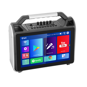 Kim cương Máy Karaoke với lời bài hát Màn hình hiển thị video player xách tay Đảng Loa hệ thống <span class=keywords><strong>Android</strong></span> - Product Image 3