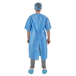 Premium Disposable Patient <strong>Gowns</strong> - Breathable SMS Non Woven Material - Pack <strong>of</strong> 10 - Product Image 4