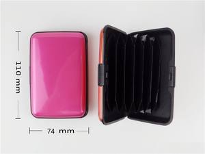 Portefeuille de cartes en aluminium coloré, étanche, pour cartes d'identité et de crédit, pour hommes et femmes - Product Image 4