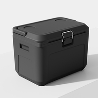 Glacière 16QT pour le camping, glacière rotomoulée, glacière à glace, glacière professionnelle pour la pêche, boîte thermique avec porte-gobelet