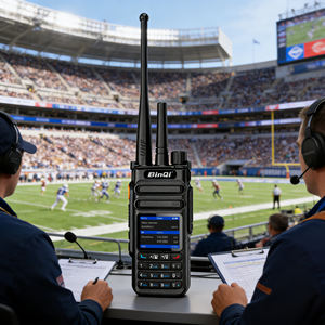 BinQi BQ-888 4G 양방향 무전기 듀얼 모드 POC+UHF+VHF 핸드헬드 장거리 무전기 GPS 실시간 PTT 글로벌 커버리지 심카드 - Product Image 1