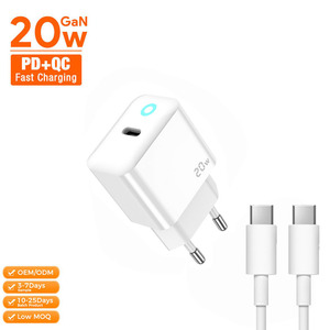Bán Buôn 20W Ban Đầu USB C Cho <span class=keywords><strong>Apple</strong></span> Sạc <span class=keywords><strong>Adapter</strong></span> Biểu Tượng Tùy Chỉnh Nhanh Chóng Sạc Với Pd 3.0 Cho iPhone - Product Image 1