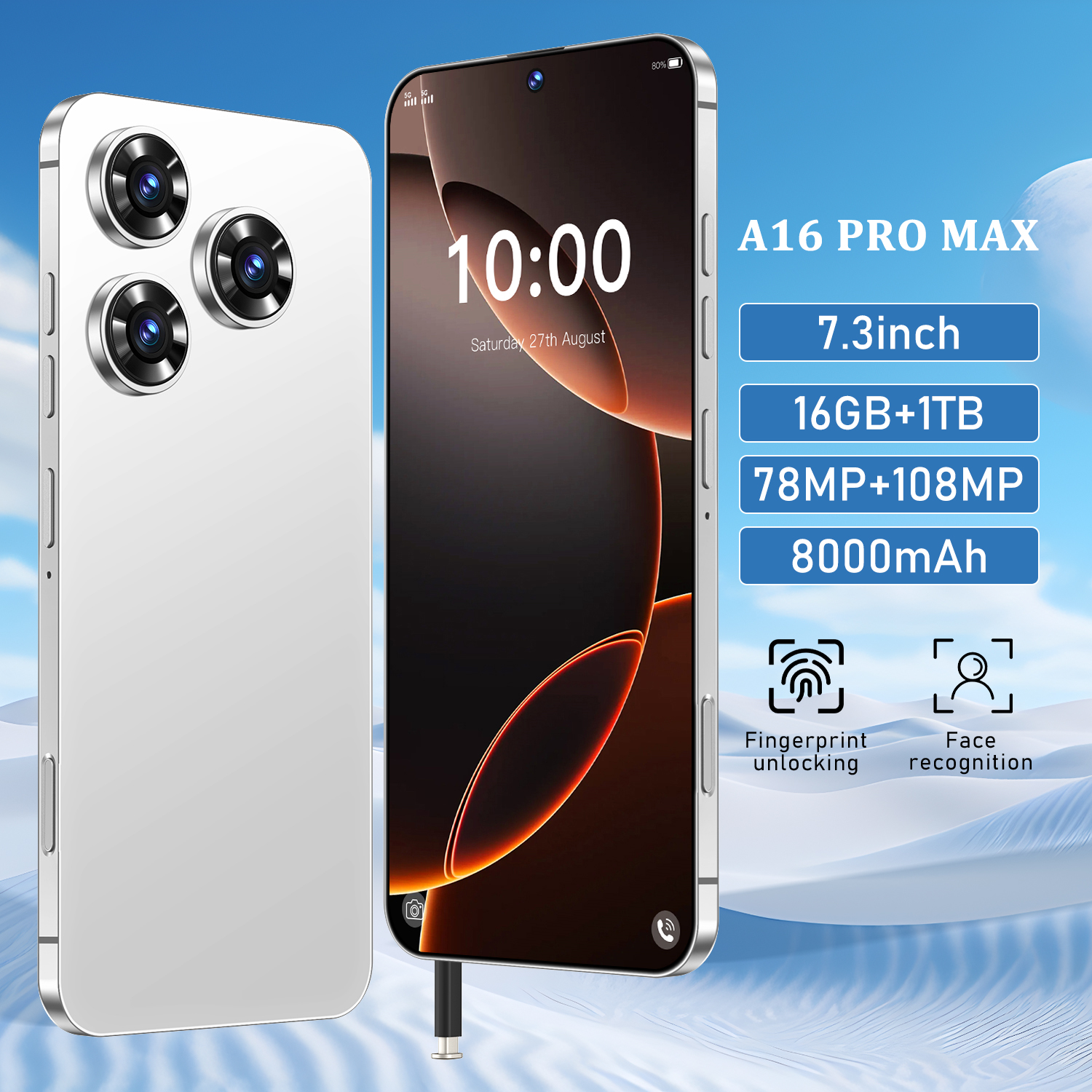 2025 GT30 Pro 16G 1TB 10 Core Smartphone - 5G Gaming Powerhouse