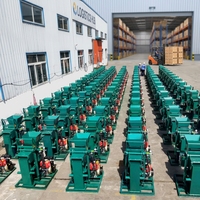 Máquina de fabricación de ladrillos de arcilla hidráulica diésel con sistema de interbloqueo, máquina de bloques de tierra, máquina de ladrillos de arcilla
