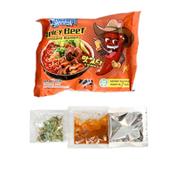 Nouilles en sachet Soupe chinoise très vendue Nouilles de restauration rapide Nouilles instantanées halal