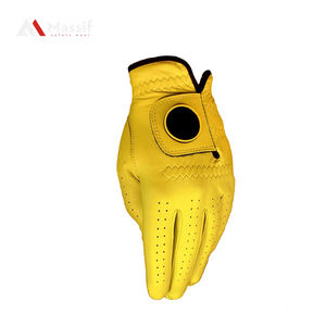 Vente en gros Gants de golf Cabretta Gant de golf en cuir antidérapant Logo personnalisé Gants de golf Cabretta en cuir - Product Image 3