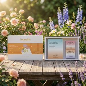 Soins de la peau coréens YoungMe, coffret cadeau pour les fêtes, masque facial hydratant pour tous types de peau, OBM Centella Aloe apaisant - Product Image 3