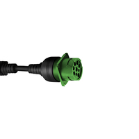 Durabilidad verde personalizada J 1939 Cables OBD OBD2 J1962 Adaptador de conector Lector de código Eld Arnés de cables