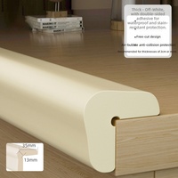 Bande anti-collision autocollante en PVC améliorée, protection d'angle de bureau souple pour la sécurité des enfants, revêtement mural protecteur pour nourrissons