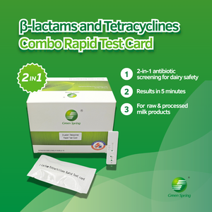 Prueba Rápida de Antibióticos en Leche <span class=keywords><strong>Beta</strong></span>+Tetraciclinas en Formato Cassette con 50 Pruebas/Kit para Pruebas Directas de Leche, Uso Comercial y Doméstico - Product Image 6