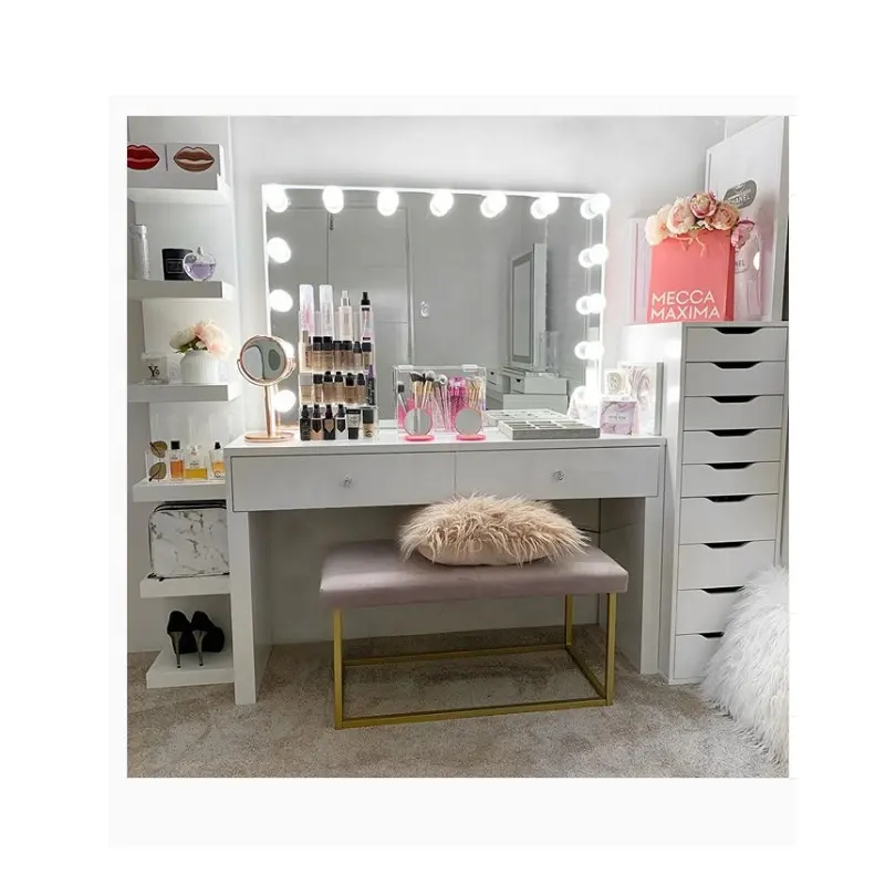 Makeup Hollywood Vanity Mirror with Lights High Quality Bulbs LED Mirror Factory