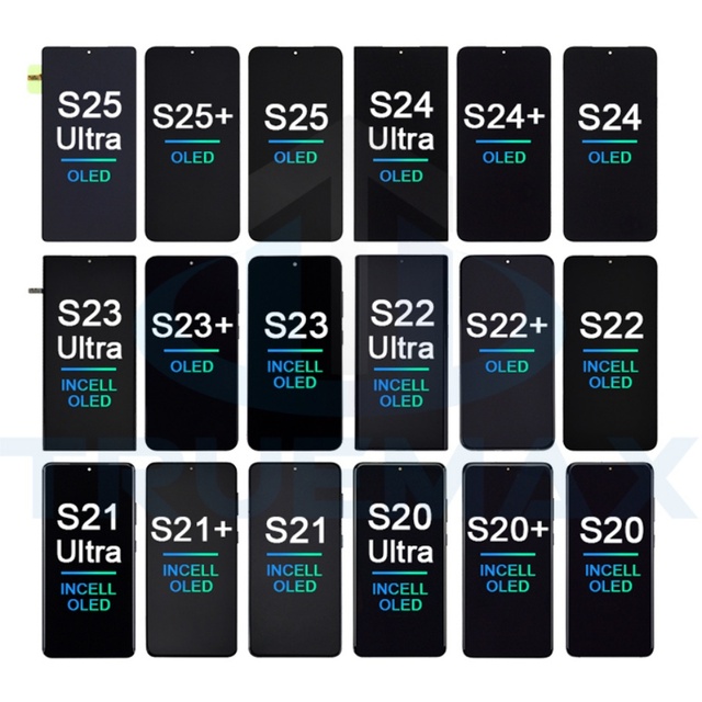 Ecran Pantalla Para Layar for samsung galaxy S20 S21 S22 S23 S24 S25 ultra 5g Plus Fe Oled Amoled Lcd Screen Replacement Frame