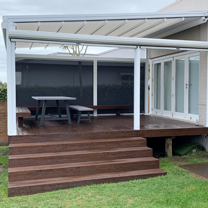 <span class=keywords><strong>Auvent</strong></span> de balcon mural extérieur, pergola, gazebo de jardin, <span class=keywords><strong>auvent</strong></span> avec toit en PVC incliné, structure en aluminium, résistant à la décomposition, protection solaire - Product Image 2