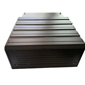 Cubierta negra de aluminio Camioneta Toldo Forma dura Hardtop con bloqueo y función impermeable - Product Image 1