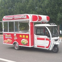 Tricycle électrique en acier inoxydable à 3 roues, camion de nourriture mobile, chariot de barbecue, restauration rapide, crème glacée, hot-dogs, bière, utilisation en extérieur, 200 unités