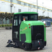 Balayeuse de sol industrielle électrique autopropulsée DQS19C 48V 4800W 120L pour routes, parkings, hôtels
