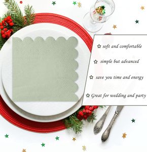 <span class=keywords><strong>Serviettes</strong></span> <span class=keywords><strong>de</strong></span> Cocktail <span class=keywords><strong>de</strong></span> Mariage Imprimées Personnalisées avec Logo Style Moderne Plié Design Scallop Serviette <span class=keywords><strong>en</strong></span> <span class=keywords><strong>Papier</strong></span> Jetable <span class=keywords><strong>en</strong></span> Format Sac - Product Image 3