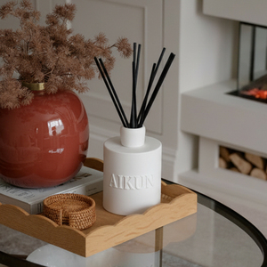 Aikun 1500ml White Ceramic Debossed Logo Aroma <b>Reed</b> <b>Diffuser</b> White Box Set for Decor Stores Low MOQ Fast Service Custom Scent - Product Image 3