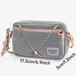 <span class=keywords><strong>Marsupio</strong></span> da Donna di Tendenza, Nuova Moda, Borsa a Tracolla Sportiva con Motivo a Scacchi, Borsa per Ragazze - Product Image 3